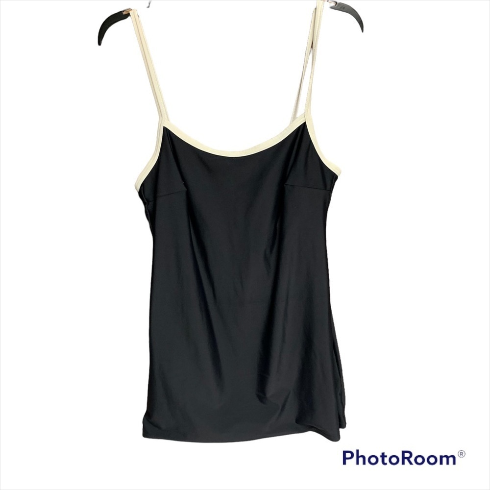 Christina America black/cream swim dress size 14 Krista style